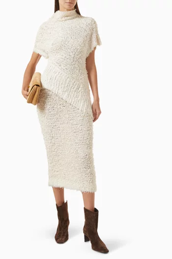 بلوزة رودس منسوجة من خيوط من قطن بوكليه