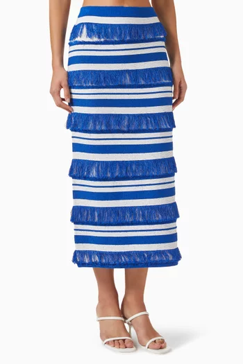 Lula Knit Skirt in Cotton Blend