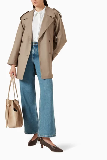 Cherbourg Trench Coat in Wool