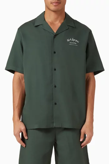 Vacations Logo Shirt in Cotton-blend