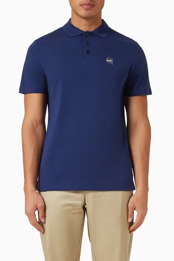 Ikon Logo Polo T-shirt in Jersey