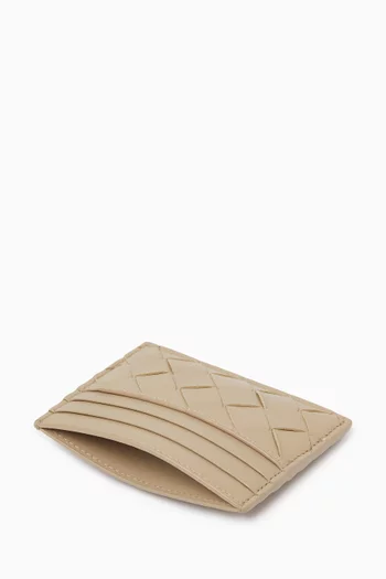 Credit Card Case in Intrecciato Nappa Leather