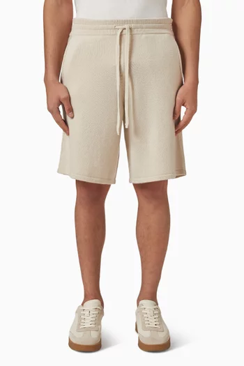 Drawstring Bermuda Shorts in Knit