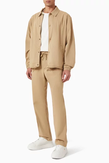 Buttoned Windbreaker Jacket