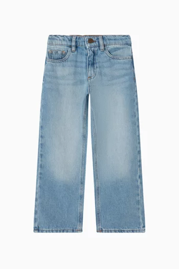Ryder Wide-leg Jeans in Cotton-denim