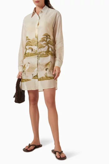 فستان ميراج بنمط قميص