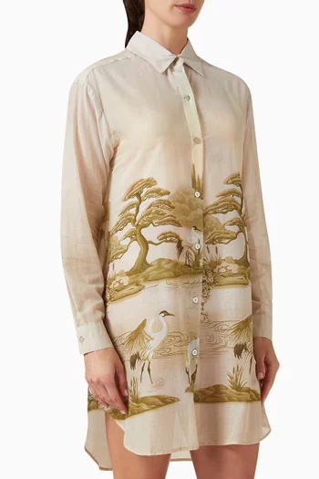 فستان ميراج بنمط قميص