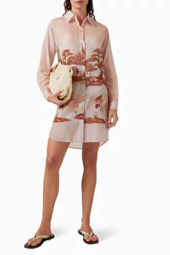 فستان ميراج بنمط قميص