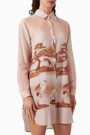 فستان ميراج بنمط قميص