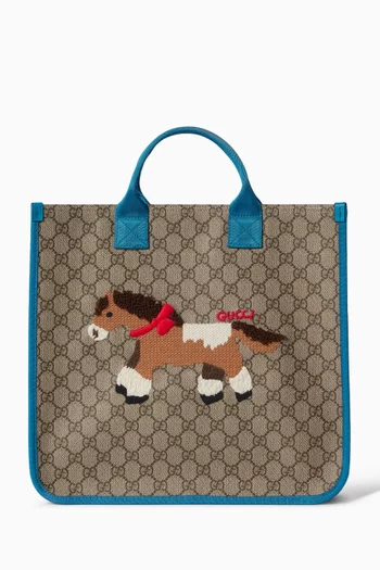 حقيبة يد قنب بشعار GG 