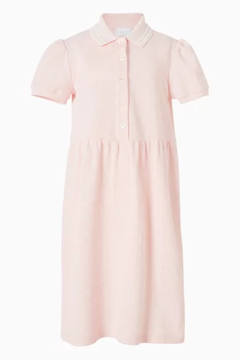 GG Polo Dress in Cotton