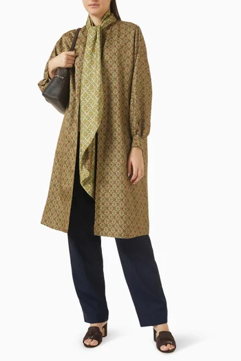 Ibel Coat in Silk-satin