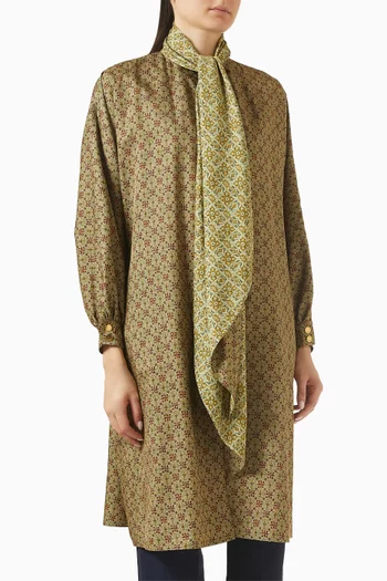 Ibel Coat in Silk-satin