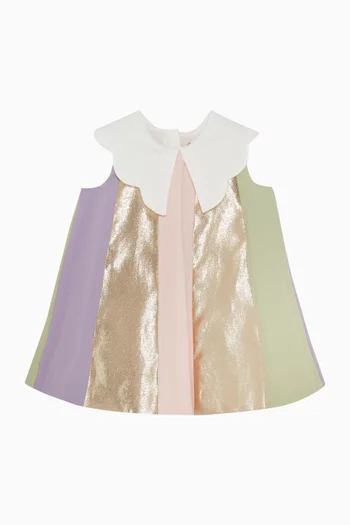 Rainbow Trapeze Dress & Bloomers