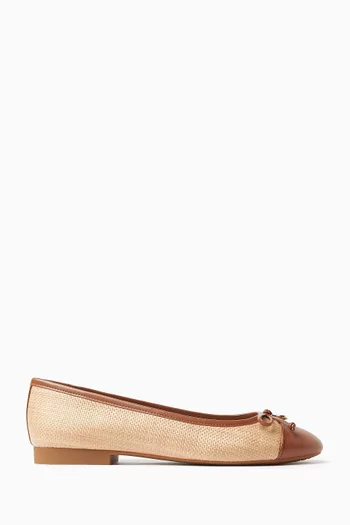 حذاء باليرينا بايبر فليكس بكعب مسطح