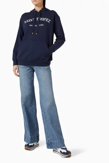 St Tropez Classic Hoodie in Cotton