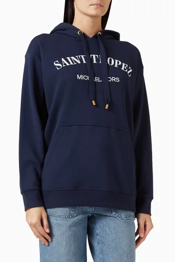 St Tropez Classic Hoodie in Cotton