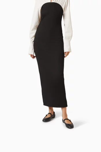 حذاء باليرينا نيللي فليكس بكعب مسطح جلد