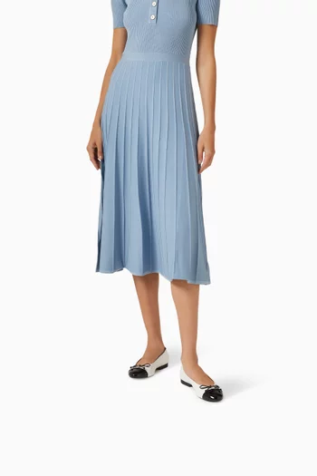 حذاء باليرينا بايبر فليكس بكعب مسطح جلد