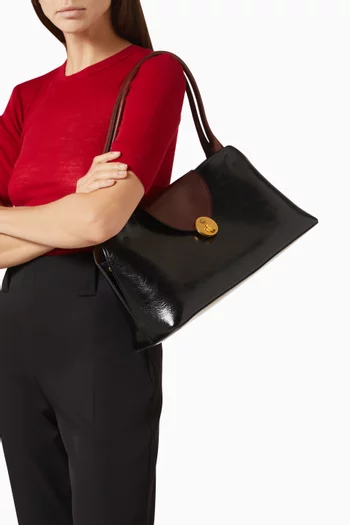 Medium Top-handle Bag in Calf Leather