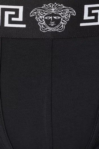 بوكسر بحافة بنقشة غريكا قطن عضوي