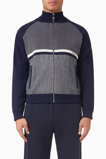 سويت شيرت مطرز بسحّاب جاكار