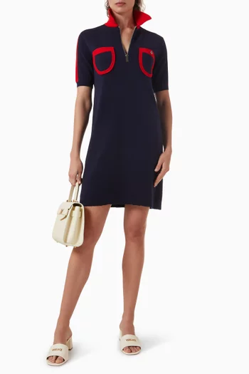 Knit Mini Dress in Cotton