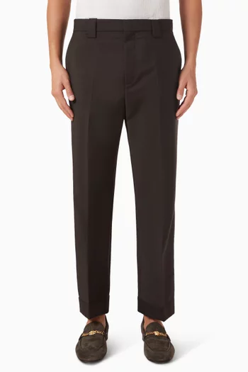 بنطال رسمي صوف وموهير