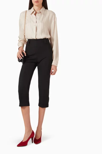 Capri Pants in Virgin Wool