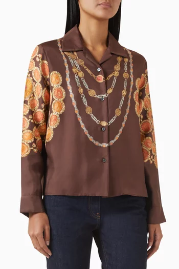 The Lover Shirt in Silk Twill