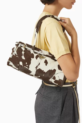 Medium Bonnie Bag in Printed Calf Hair