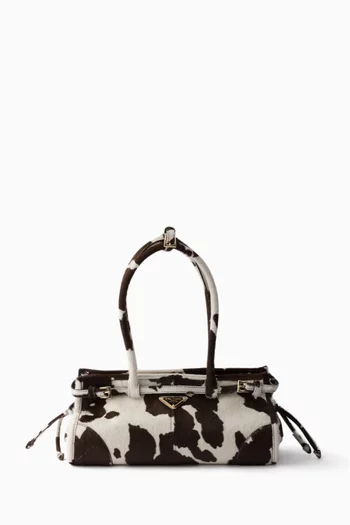Medium Bonnie Bag in Printed Calf Hair