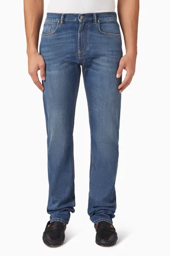 Straight-fit Jeans in Denim