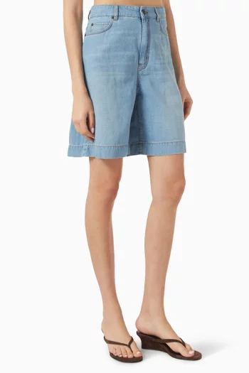 Bermuda Shorts in Denim