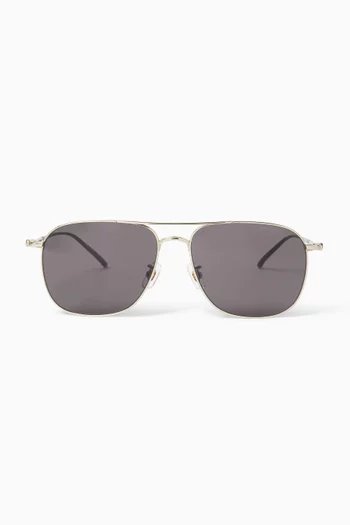 Aviator Sunglasses in Metal