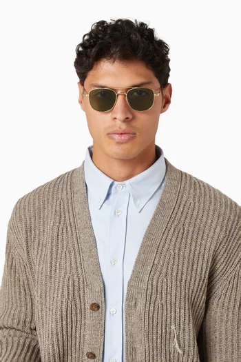 Aviator Sunglasses in Metal