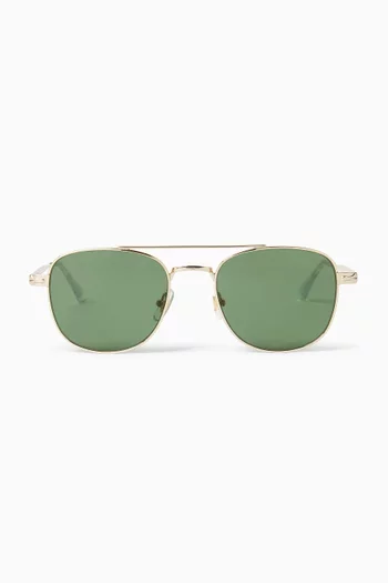 Aviator Sunglasses in Metal