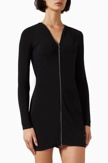 knee length dresses for ladies Asymmetric Long-sleeve Dress by Alexander Wang