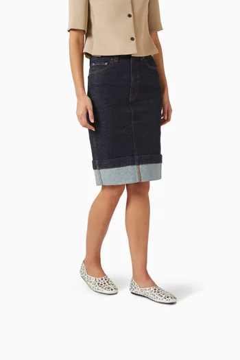 حذاء كلاسيك باليرينا جين جلد مزين بحلي معدنية