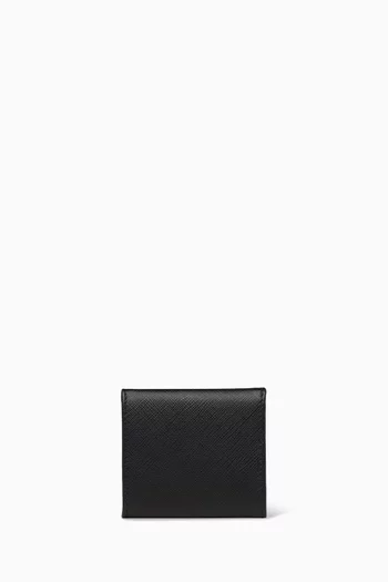 Coin Purse Wallet in Saffiano Leather