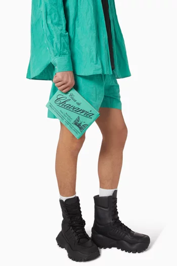 حقيبة مطرز بشعار الماركة تويل