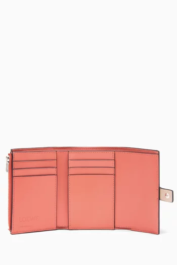 محفظة صغيرة بتصميم رأسي جلد