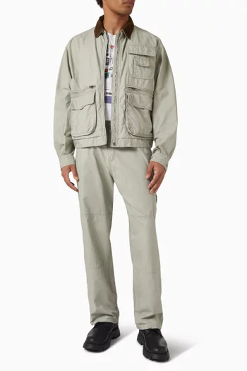 Utility Field Jacket in Cotton Canvas