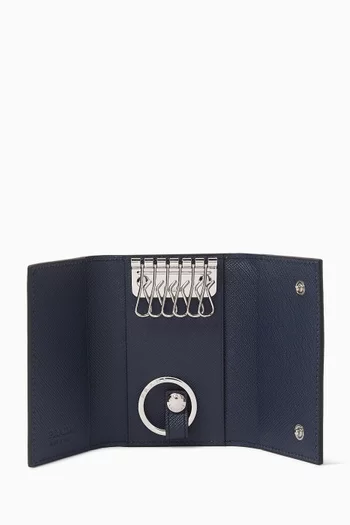 Key Case in Saffiano Leather