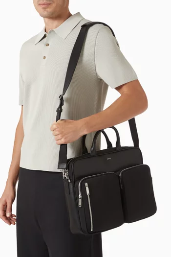 حقيبة عمل فوجيل نايلون وجلد