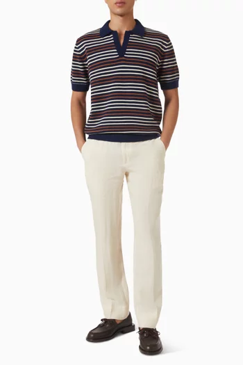 Straight-leg Suit Pants in Linen