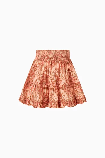 تنورة بحافة منفوخة 