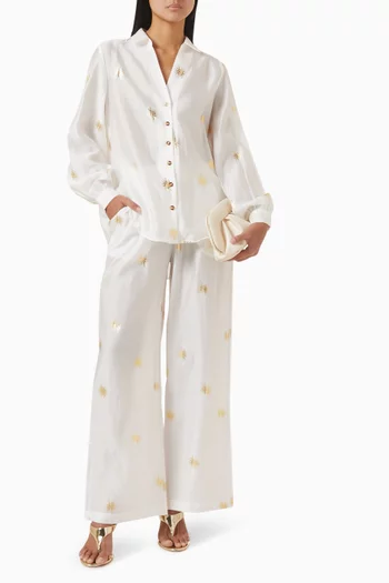 Sun Elissa Wide-leg Pants