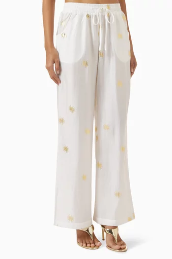 Sun Elissa Wide-leg Pants