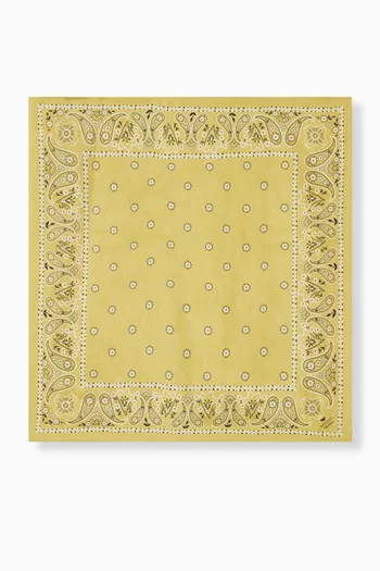 Printed Scarf in Silk-twill